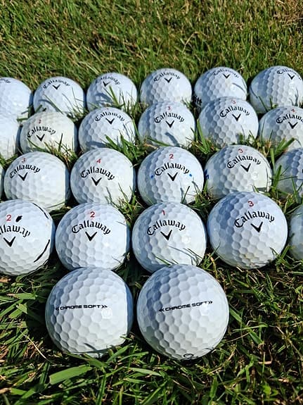 golfbollar Callaway Chrome Soft ABSOLUT A KLASS  34 STY PÅ SUPER 2023-2024 REA