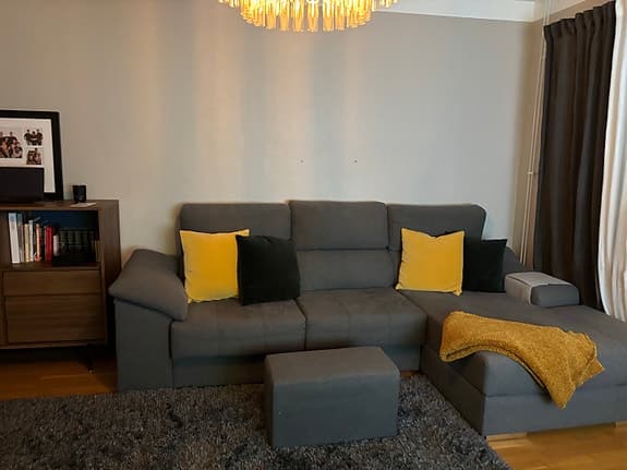 Grå Soffa