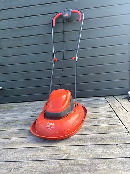 Flymo Turbo Lite 350 gräsklippare röd