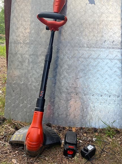 Black & Decker grästrimmer, laddbar