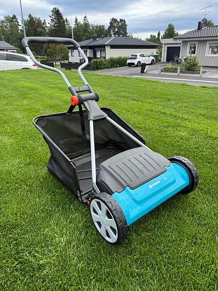 Gardena 400c cylindergräsklippare med uppsamlare