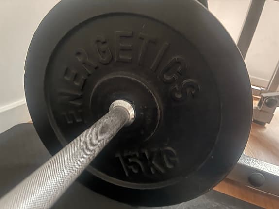 Energetics multigym med vikter och skivstång