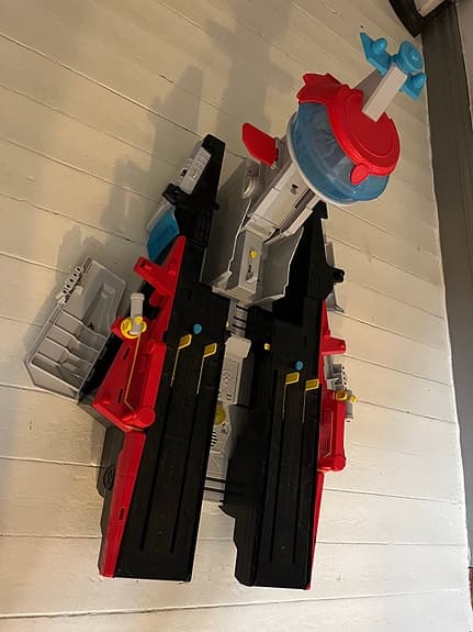Stor paw patrol båt med fordon