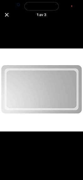Badrumsspegel LED 100x60 cm
