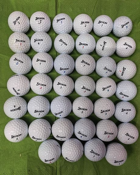 40st Srixon golfbollar vita