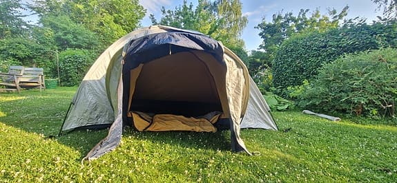 Tält, kupoltält med innertält