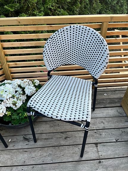 Caféstolar för uteplats