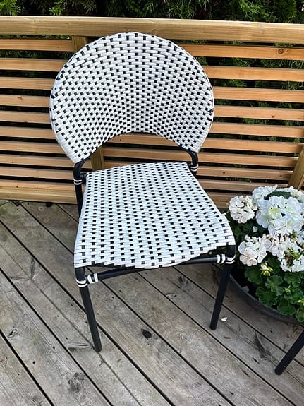 Caféstolar för uteplats