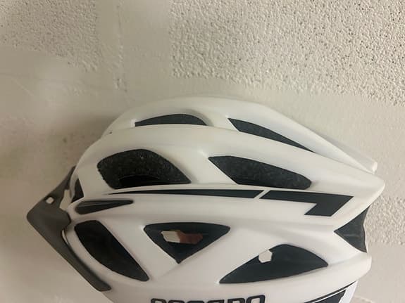 Occano cykelhjälm vit MIPS