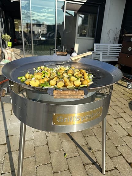 GrillSymbol stekhäll gasol PRO-720 inox, ø 72 cm