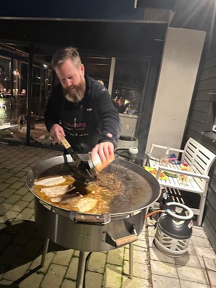 GrillSymbol stekhäll gasol PRO-720 inox, ø 72 cm