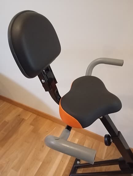 TrekkRunner motionscykel med ryggstöd och magbänk