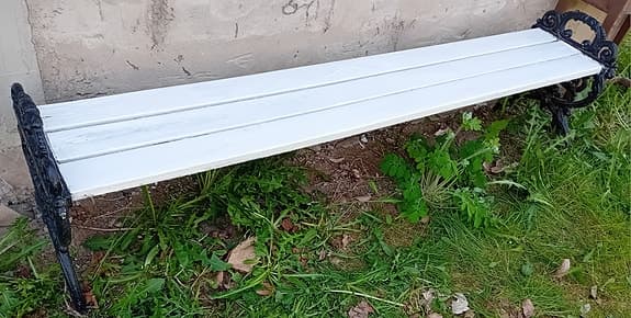 Fint Bänk gjutjärn