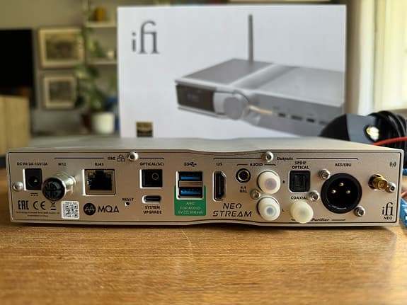 iFi NEO Stream och JCAT Signature USB-kabel