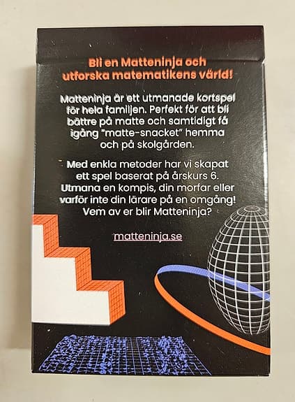 NYTT Kortspel Matteninja matematikspel