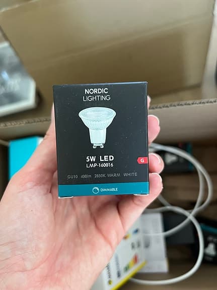 Helt nya lampor/spotlights