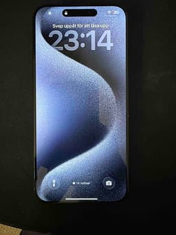 iPhone 15 Pro Max 256 GB Blue Titanium – Olåst – Mycket fint skick