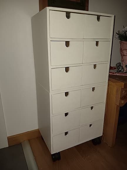 12 lådor Förvaring