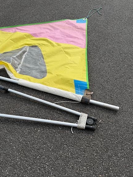 Barnsegel/Vindsurfingsegel 3,2 m med bom