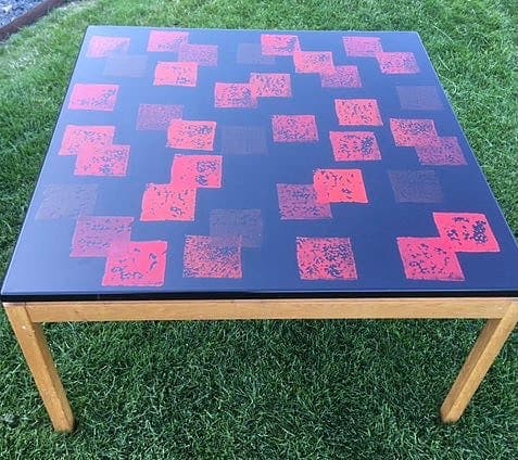Soffbord designat för NK