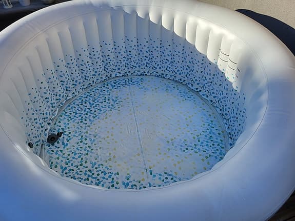 Uppblåsbar bubbelpool/spabad