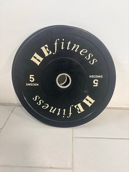 Bumpers HEfitness viktskivor 10 kg och 5 kg