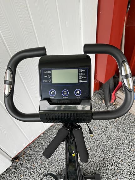 Motionscykel med ryggstöd, oanvänd