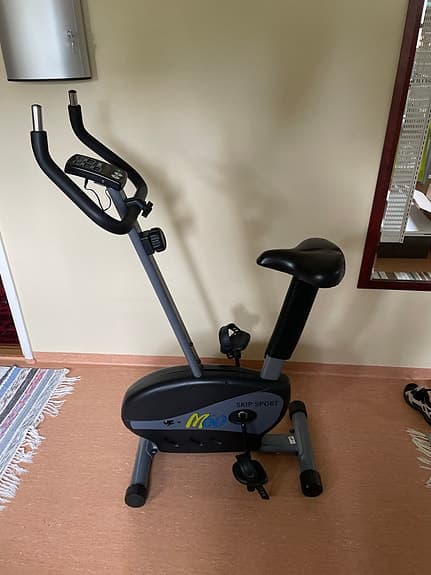 Motionscykel svart/grå