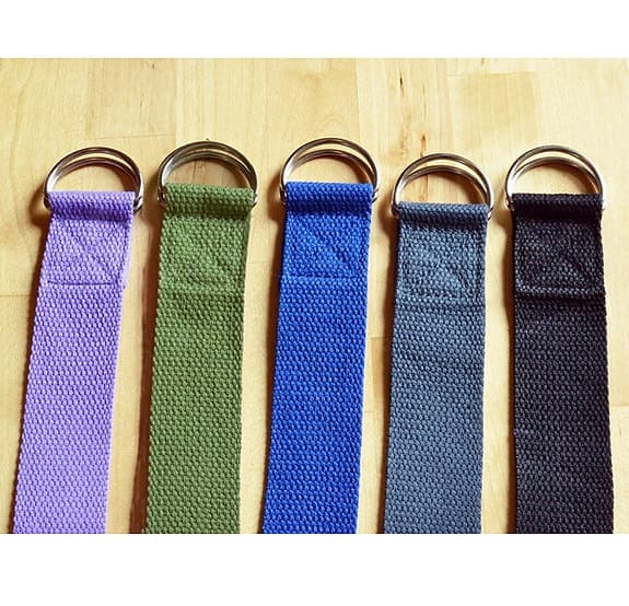 5 st yogaband i blandade färger