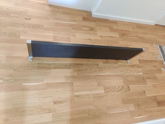 hylla ikea svart