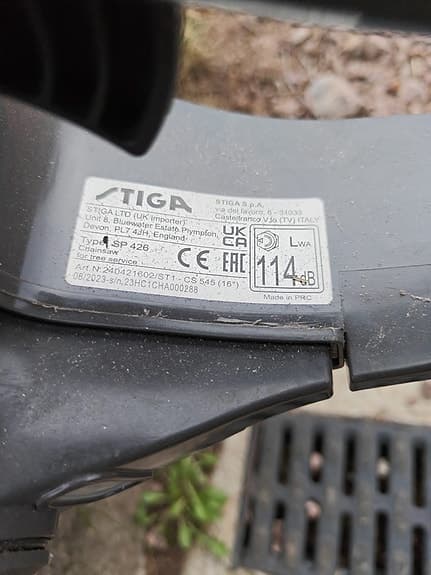 Stiga motorsåg SP 426 gul/svart