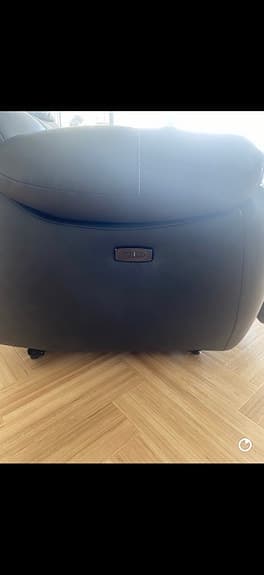 Fåtölj recliner el-ställbar grå