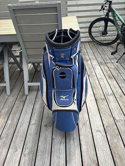 Mizuno vagnbag (14-delad topp) – Blå/Vit i fint skick