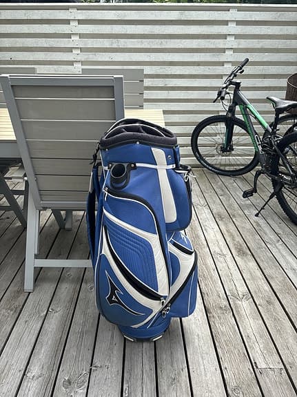 Mizuno vagnbag (14-delad topp) – Blå/Vit i fint skick