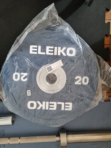 Eleiko 20 kg viktskiva blå