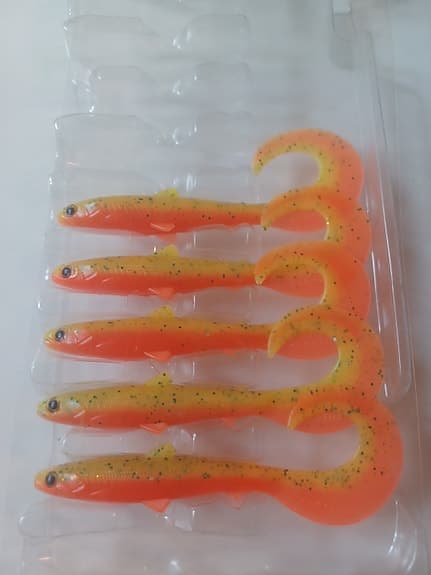Westin Bullteez CT jigg 10 cm 6g orange/gul