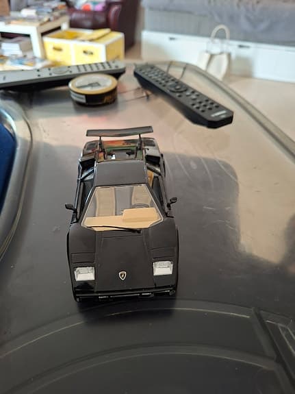 Lamborghini Countach modellbil svart