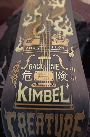 Ny SKATEBOARD Kimbel ENDAST bräda