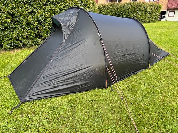 Hilleberg Nallo 3 grönt, ink footprint.