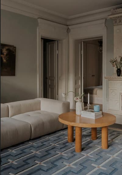LAYERED 3-SITS MODULSOFFA, BONE WHITE - VELVET