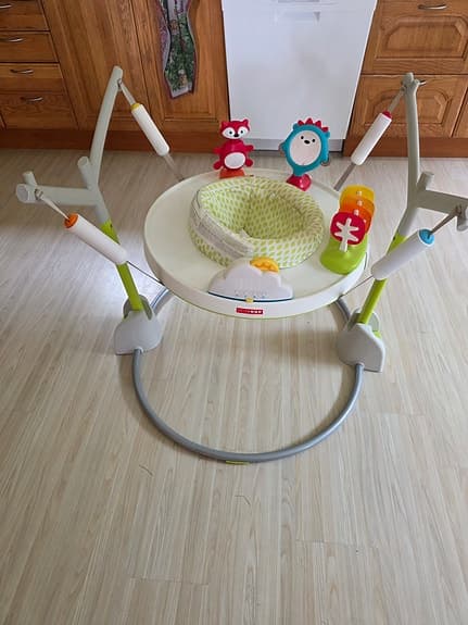 Fisher-Price hoppgunga aktivitetsstol för bebis