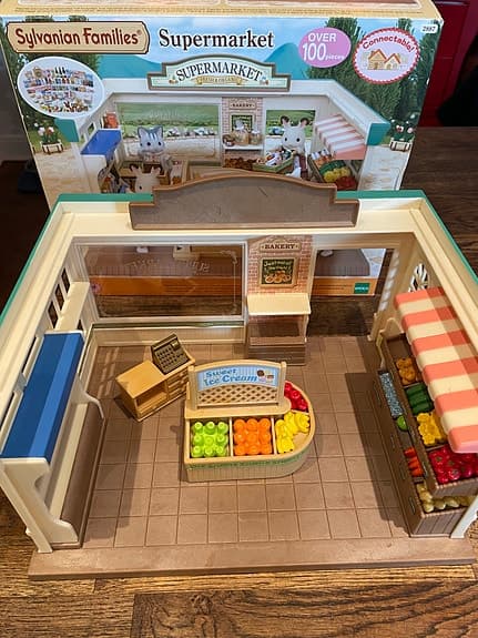 Sylvanian Families supermarket lekset med figurer och matvaror