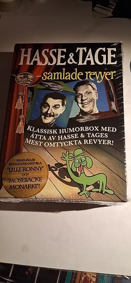 Hasse & Tage – Samlade revyer (5-Disc DVD-box) – HELT NY / INPLASTAD!