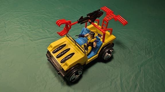 X-Men Wolverine + Car/Jeep Vintage 1995 (broken figure)