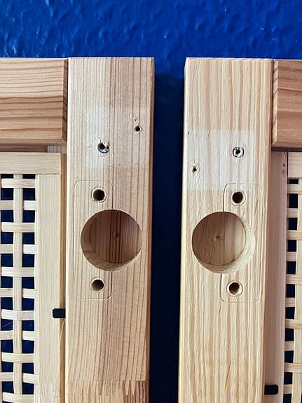 2st IKEA IVAR skåpsdörrar i rotting