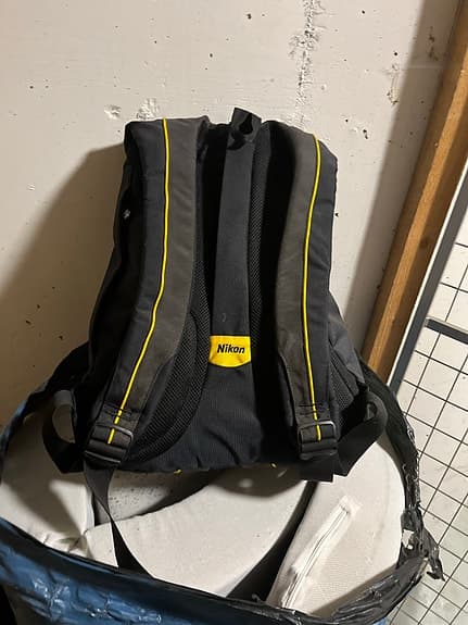 Crumpler Nikon kameraryggsäck svart/gul