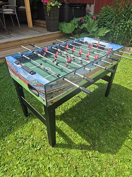 Bordfotboll / fotbollsspel med stadionmotiv