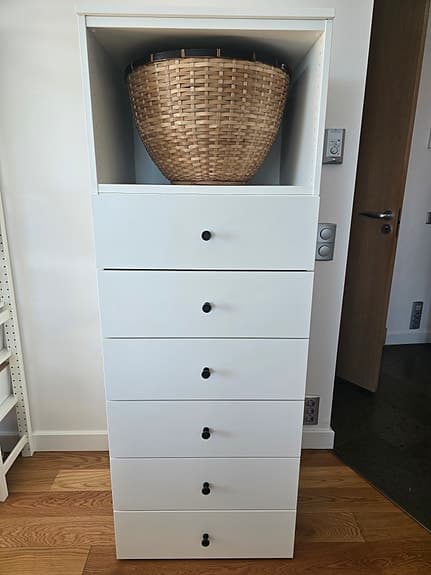IKEA Platsa byrå 6 lådor