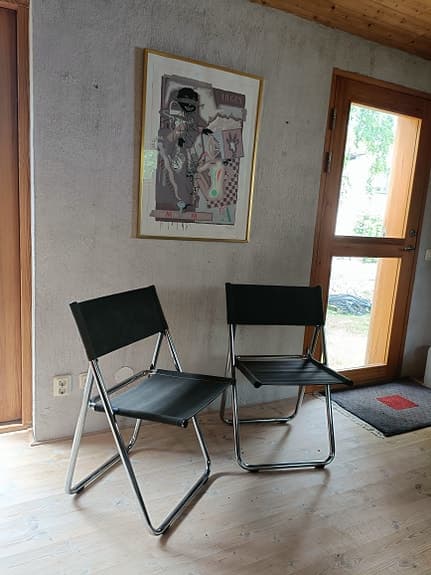 2 fällstolar Lindau & Lindecrantz för Lammhults