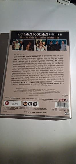 Rich Man, Poor Man / Fattiga och rika – Komplett 9-disc samlarbox (HELT NY)